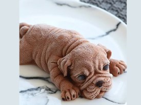 Molde silicona perrito sharpei